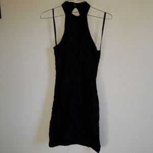Lacey black dress
